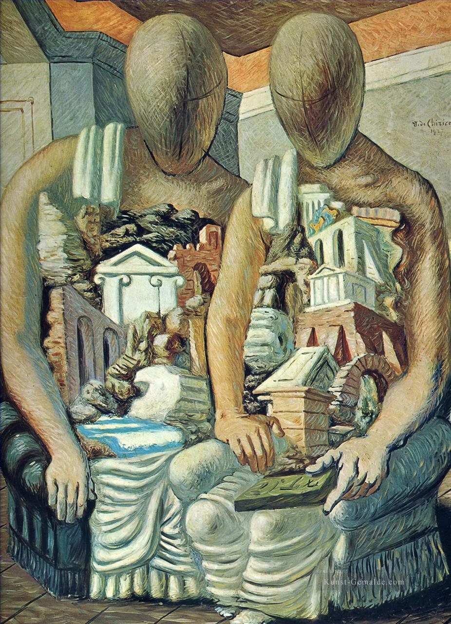 Die Archäologen 1927 Giorgio de Chirico Metaphysical Surrealismus Ölgemälde